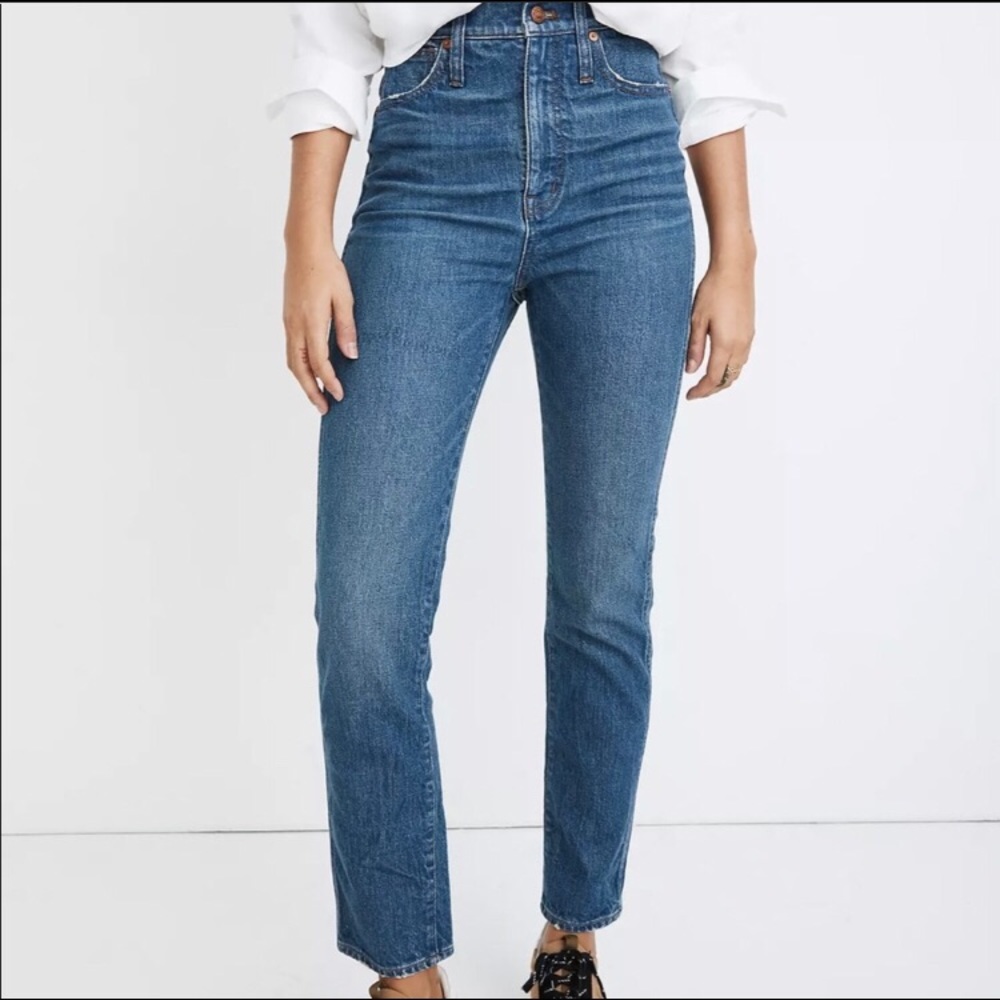 Madewell Stovepipe Jeans Kline Wash size 28
